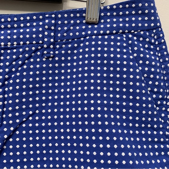 Old Navy Cotton Poly Blend Polka Dot Pattern Shorts, Blue White Size 12 - Picture 2 of 10